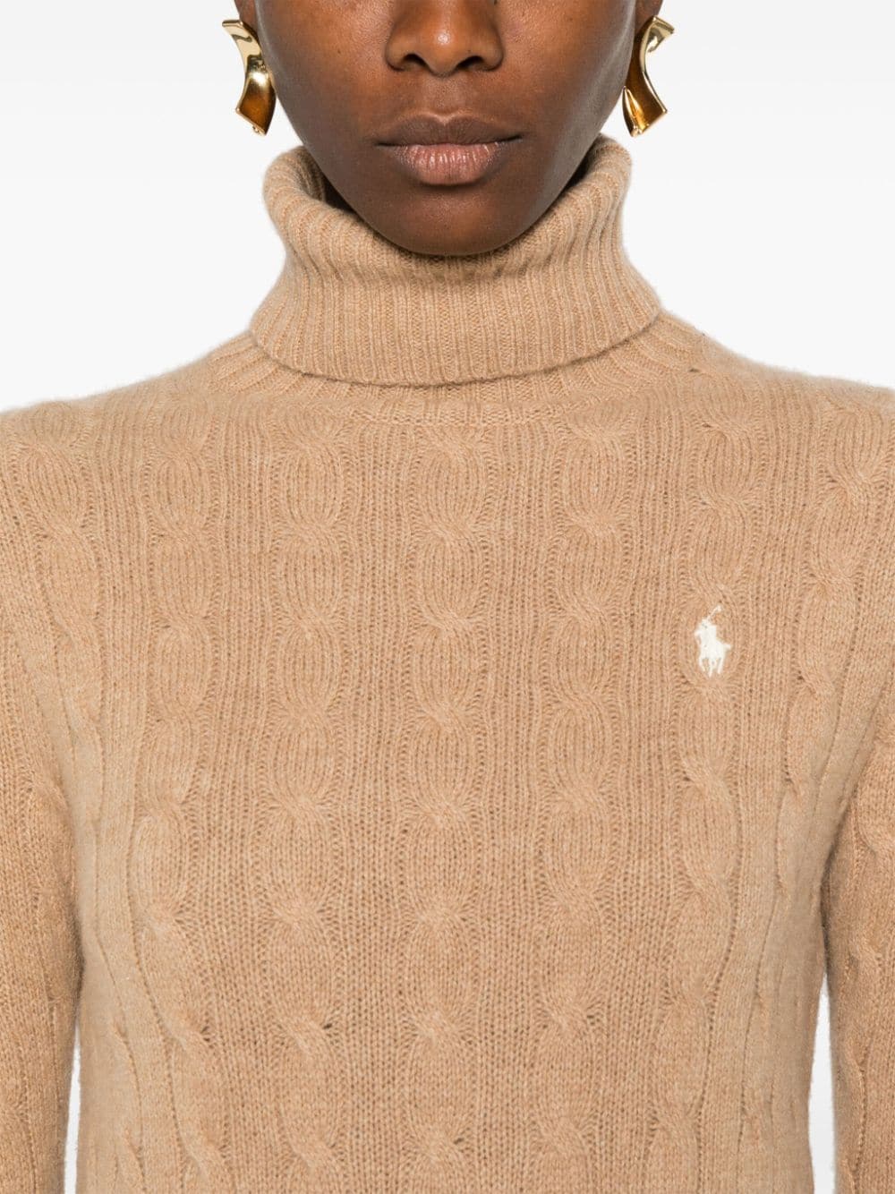 Polo motif sweater