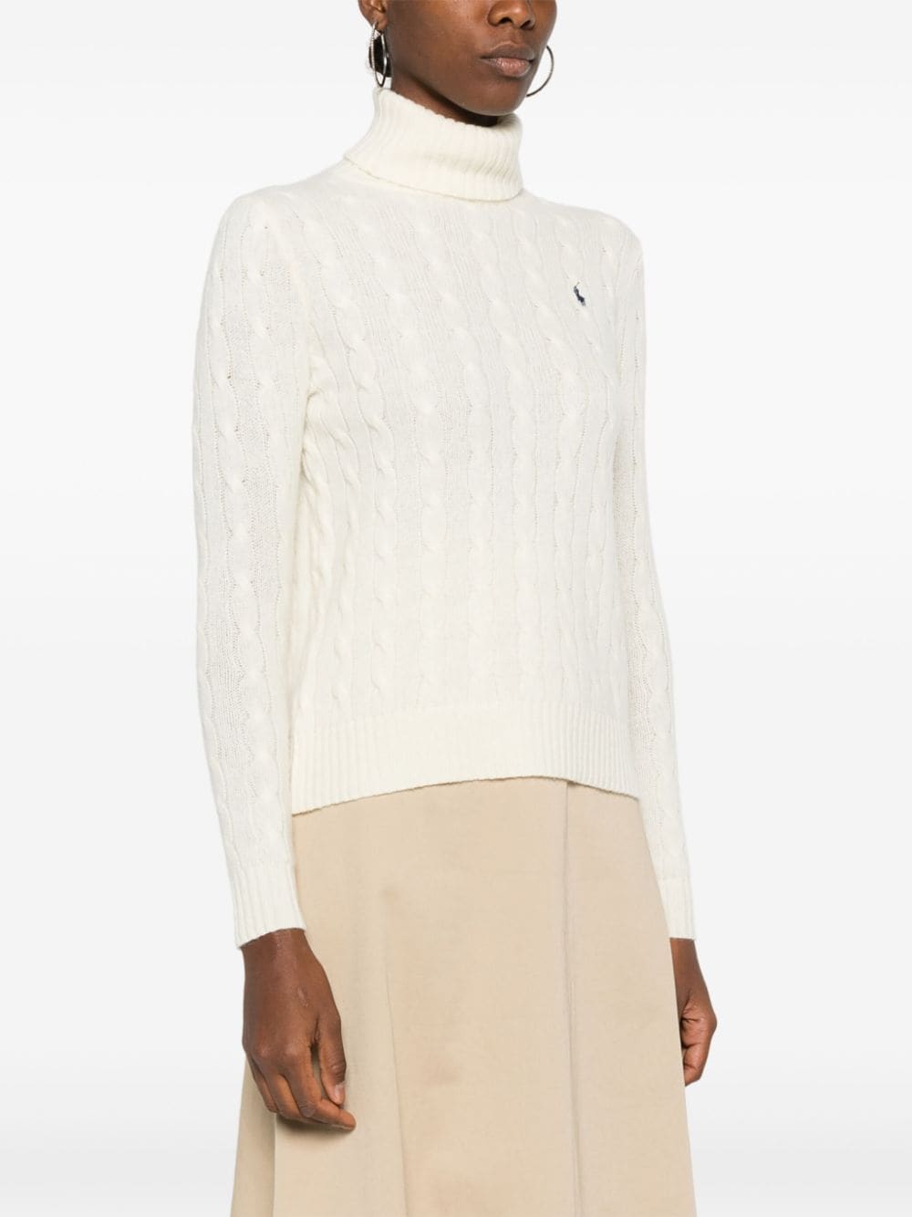 Polo motif sweater