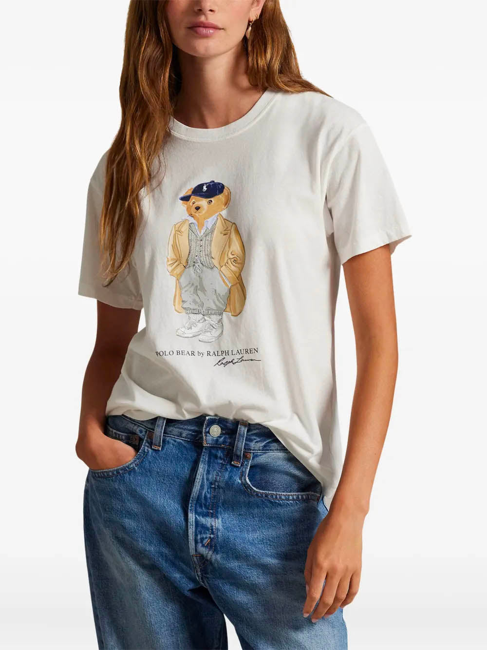 Polo Bear T-shirt in cotton jersey