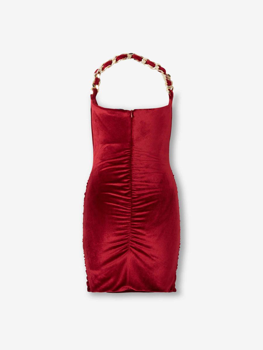 Balmain Velvet Mini Dress