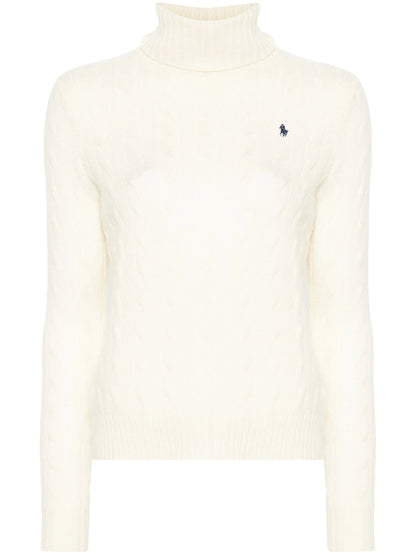 Polo motif sweater
