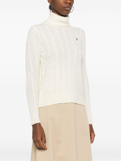 Polo motif sweater