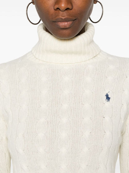 Polo motif sweater